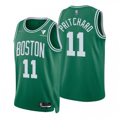 Nike Boston Celtics #11 Payton Pritchard Green Men's 2021-22 NBA 75th Anniversary Diamond Swingman Jersey - Icon Edition Men's